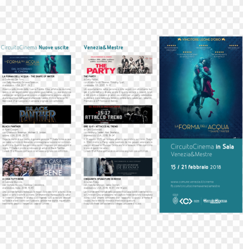 Web Pieghevole Circuto Cinema 15-21 Febbraio Piccolo - Poster PNG No Background Free