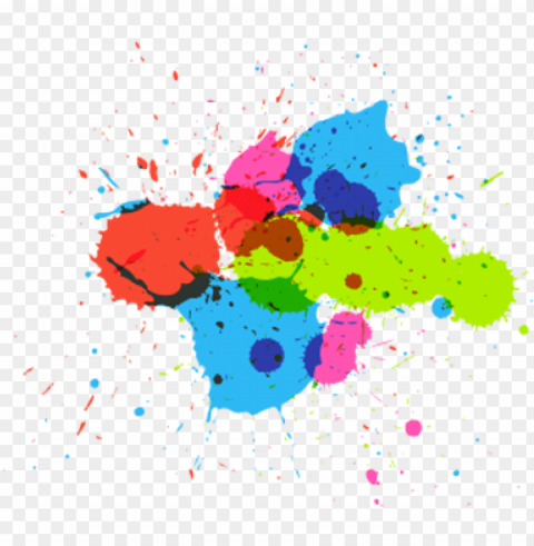 web positioning - colorful splash of water vector Isolated Character with Transparent Background PNG