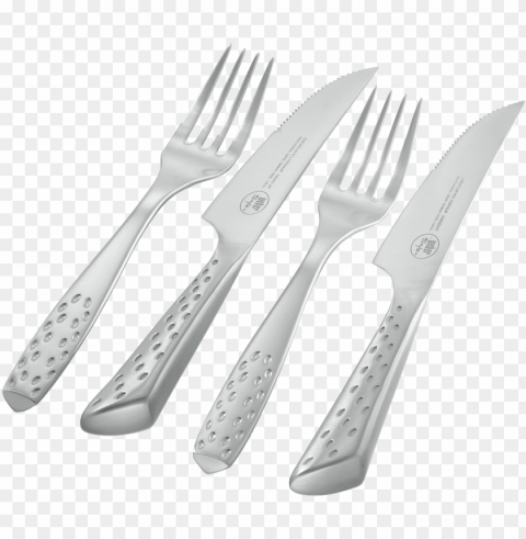 weber deluxe steak cutlery set 4 pcs - sztucce do steków PNG transparent graphics comprehensive assortment
