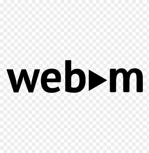 webm logo PNG Illustration Isolated on Transparent Backdrop