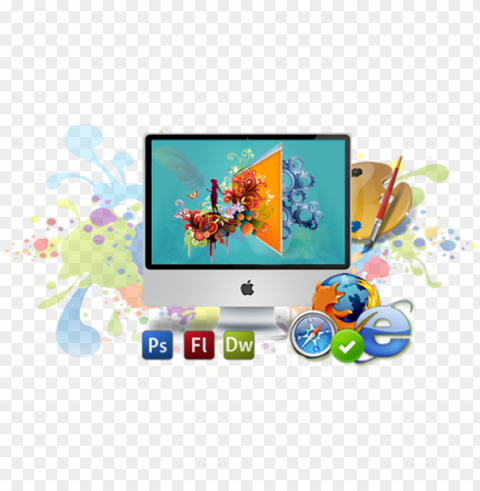website development banner Transparent PNG Isolated Graphic Design