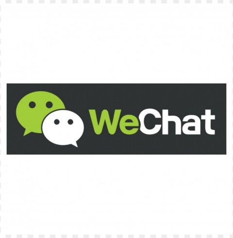 wechat logo vector PNG Image with Isolated Subject