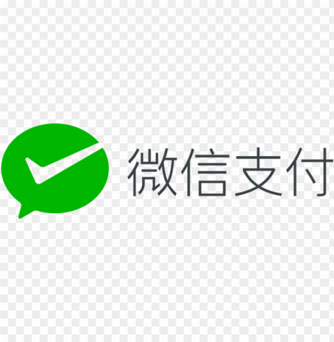 wechat pay is an online payment platform offered by - wechat pay logo Isolated Element with Transparent PNG Background