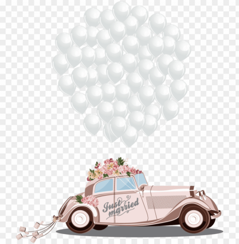wedding car vector free download - wedding car vector PNG clipart with transparency