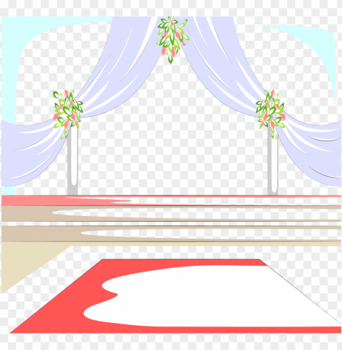 wedding chapel clip art transprent free - illustratio PNG isolated