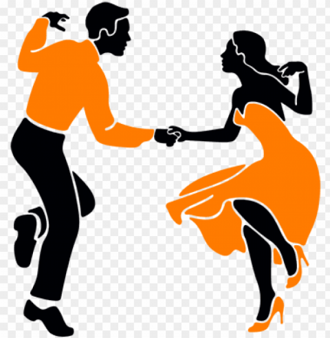 wedding clipart dancer - jive dance clip art Isolated Object on Transparent PNG