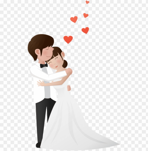 wedding couple love each other transprent - wedding couple vector ClearCut Background Isolated PNG Design PNG transparent with Clear Background ID 73ea0700