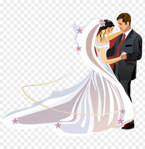 Wedding Couples Clipart PNG For Social Media