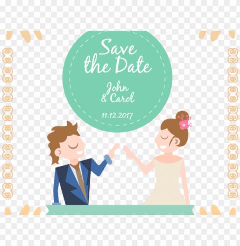wedding crown vector freeuse stock invitation techflourish - save the date wedding couple Transparent PNG Isolated Subject Matter