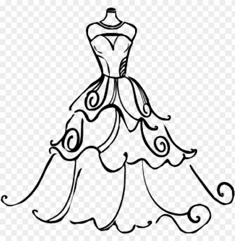 wedding dresses - wedding dress clip art PNG images with alpha transparency free