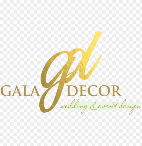 wedding & event planning logo - calligraphy Clear PNG graphics free