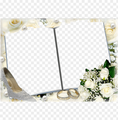wedding frame high quality - wedding photo frame Transparent PNG Isolated Artwork