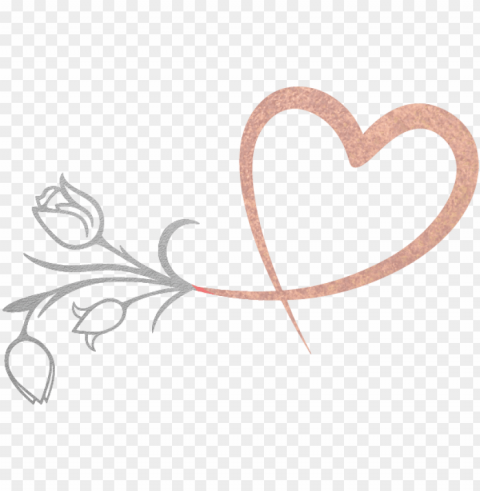 wedding heart - kromebody - wedding clipart Isolated Artwork on Clear Transparent PNG