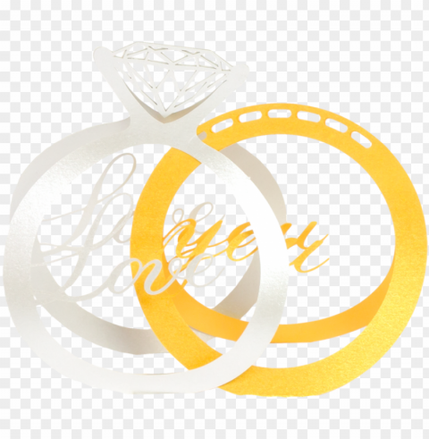 wedding ring pop up card - circle Clear PNG PNG transparent with Clear Background ID 9806a48f