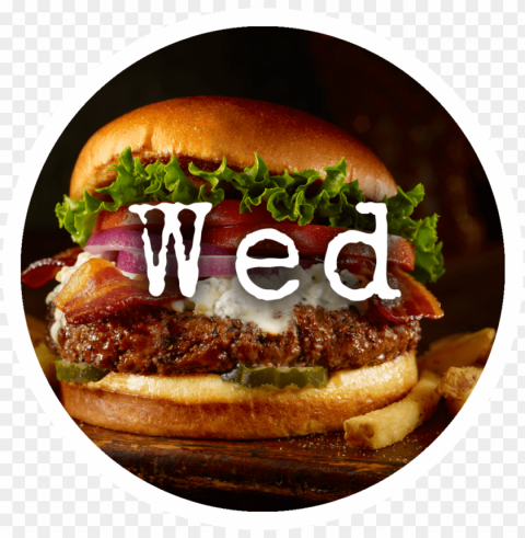 wednesday - burger wednesday HighResolution PNG Isolated on Transparent Background
