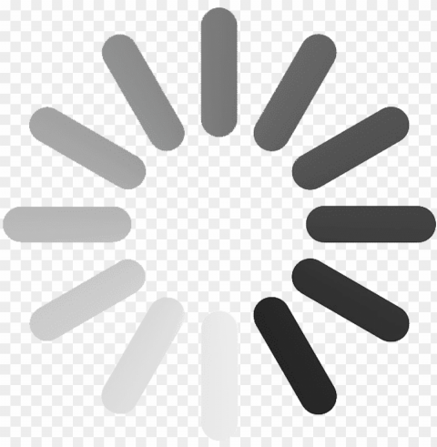 weeb free zone - loading wheel Isolated Graphic on Clear PNG