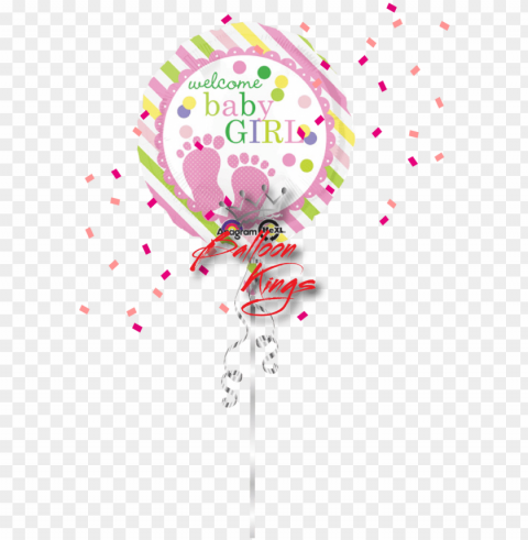 welcome baby - welcom baby girl balloo PNG for online use