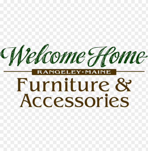 welcome home logo - maine PNG Image Isolated on Clear Backdrop