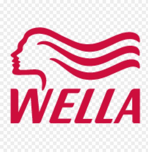 wella logo vector free Clean Background Isolated PNG Character