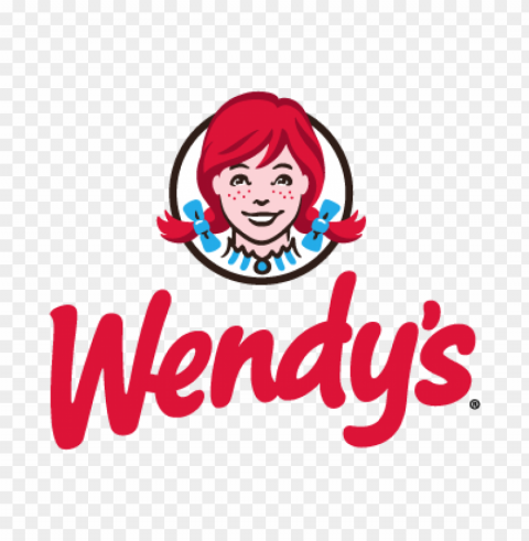 wendys vector logo free download PNG Isolated Object with Clarity