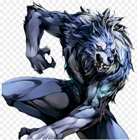 werewolf fight render - werewolf render PNG for educational projects