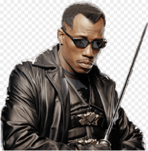 wesley snipes blade - blade the vampire hunter movie Isolated PNG Graphic with Transparency