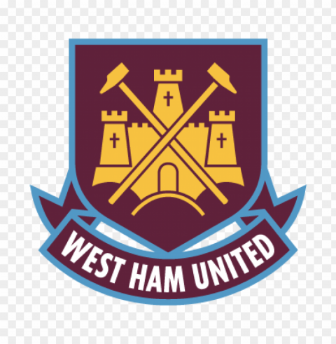 west ham united logo vector download free PNG transparent artwork
