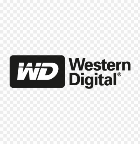 western digital vector logo free download Isolated Character in Clear Background PNG