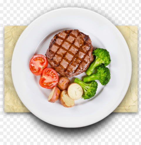 western food - food plate top view High-resolution transparent PNG files