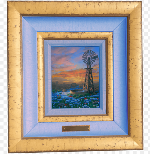 western glow oil on canvas - picture frame Isolated Graphic on Clear Transparent PNG PNG transparent with Clear Background ID e50209ad
