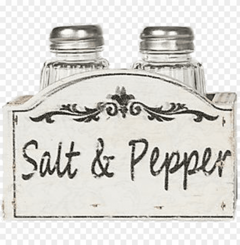 western moments ivory wood salt and pepper shaker Isolated Item on Clear Transparent PNG