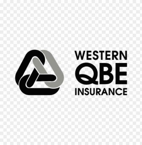 western qbe insurance vector logo Isolated PNG on Transparent Background