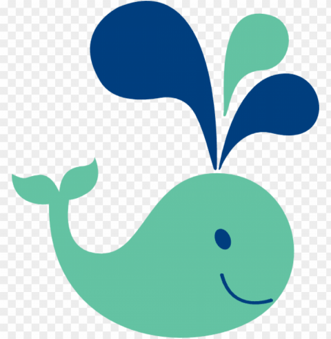 whale - cute clipart High-resolution transparent PNG images set