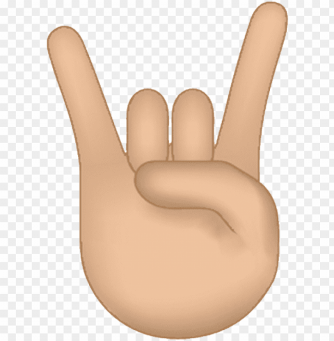 what emoji do you abuse the most - rock hand emoji transparent PNG files with no background free