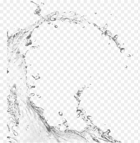 what's inside soda for advertisers - water splash Isolated Graphic Element in Transparent PNG