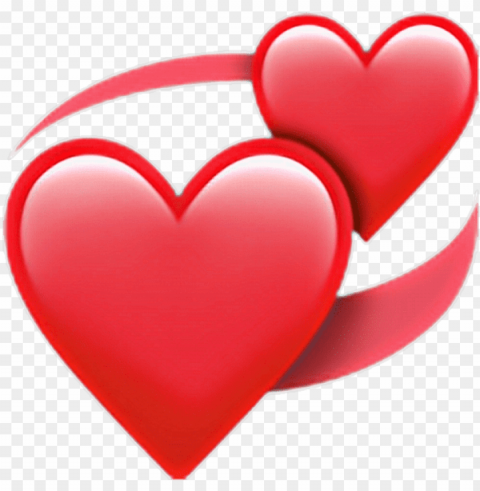 whatsapp heart emoji Isolated Subject on Clear Background PNG
