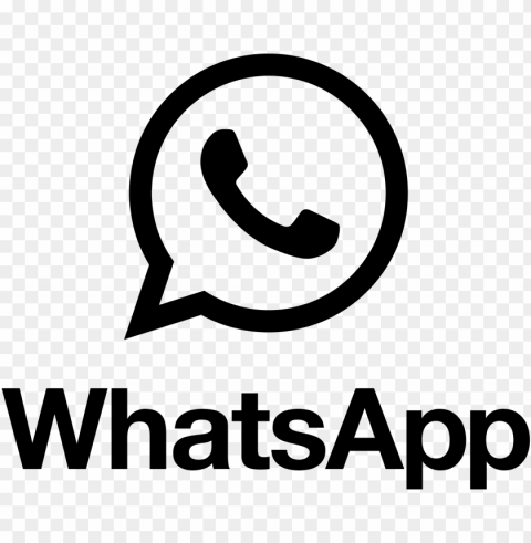whatsapp logo with brand PNG Image with Clear Background Isolation