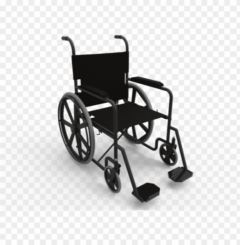 wheelchair 3d model transparent PNG graphics with clear alpha channel broad selection