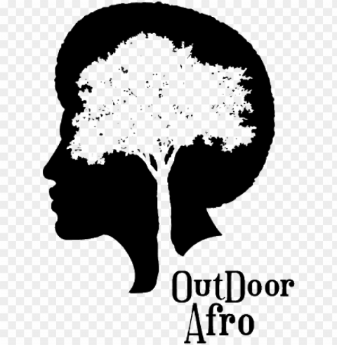 where black people & nature meet - outdoor afro logo PNG images for editing PNG transparent with Clear Background ID 426441de