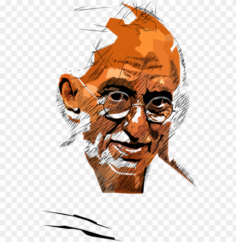 while gandhi was undoubtedly a public figure he also - mahatma gandhi PNG file without watermark