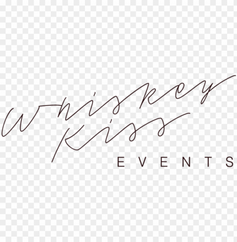 whiskey kiss events whiskey kiss events is a minnesota - handwriti Transparent PNG Isolated Object Design
