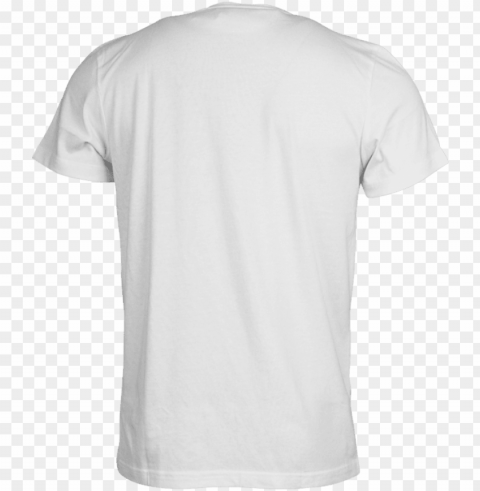 white back stickpng - white t shirt back Transparent Background Isolated PNG Figure