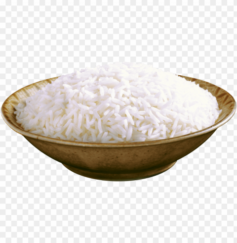 white basmati jasmine transprent - cooked rice Transparent PNG Isolated Graphic Element