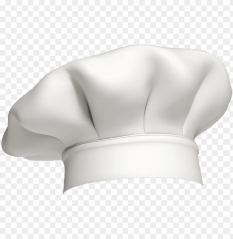 white chef hat clipart - transparent background chef hat PNG graphics with alpha channel pack
