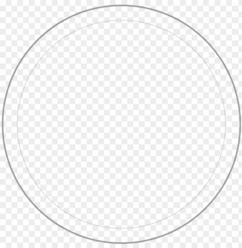 white circle vector transparent library - thin white circle PNG format