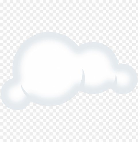 White Cloud Transparent PNG Isolated Subject