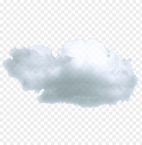 White Cloud PNG Graphic Isolated On Clear Background