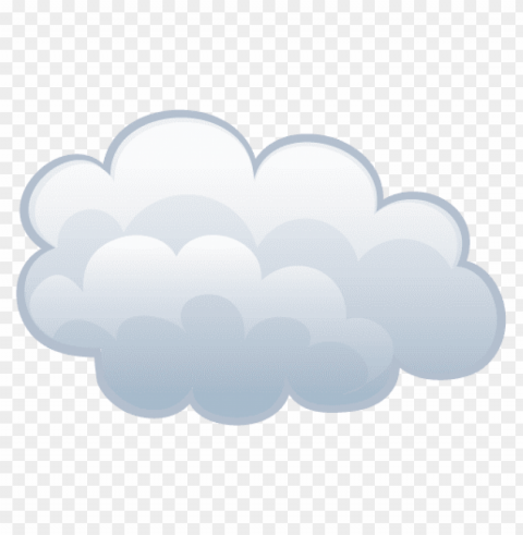 White Cloud PNG Graphic With Clear Background Isolation