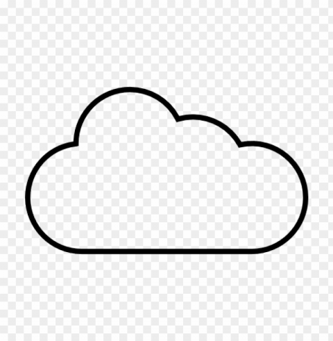 white cloud symbol Clear Background PNG Isolated Subject PNG transparent with Clear Background ID 9fddc529