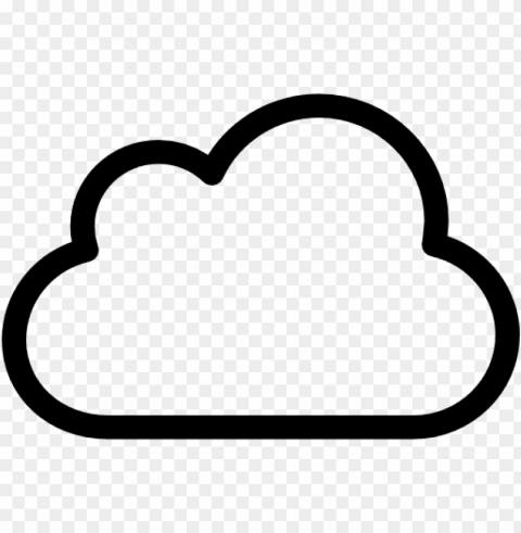 white cloud symbol PNG for online use